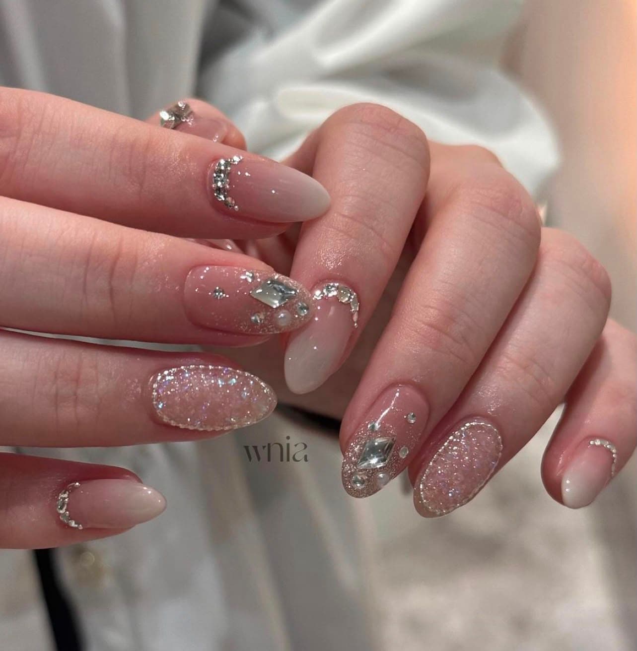 Uñas esculturales para quinceañera 2
