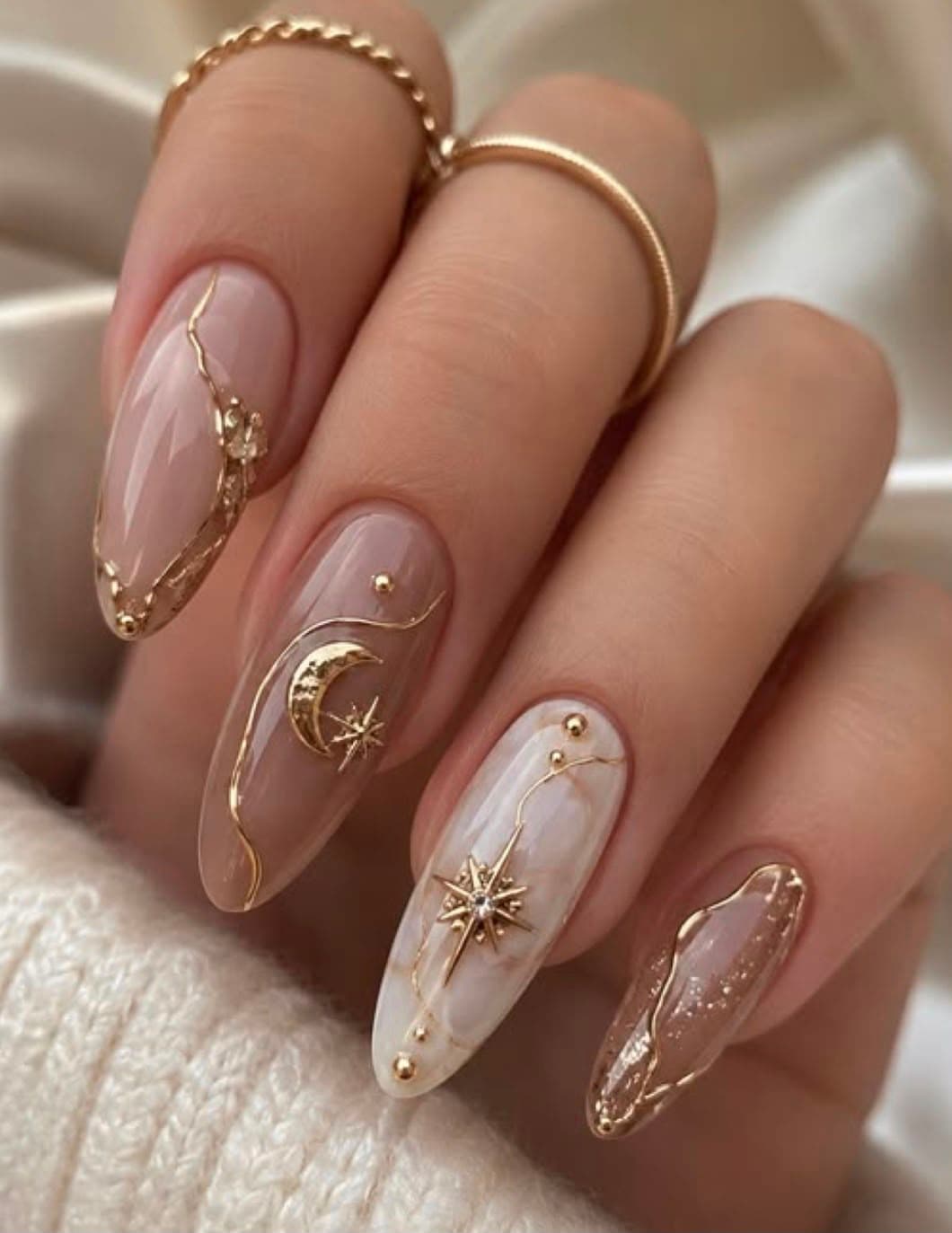 Uñas esculturales para quinceañera 4