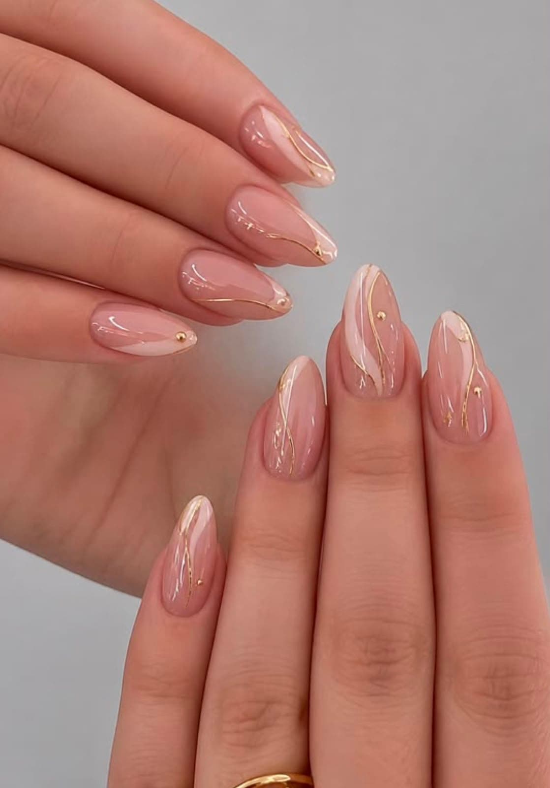 Uñas esculturales para quinceañera 5