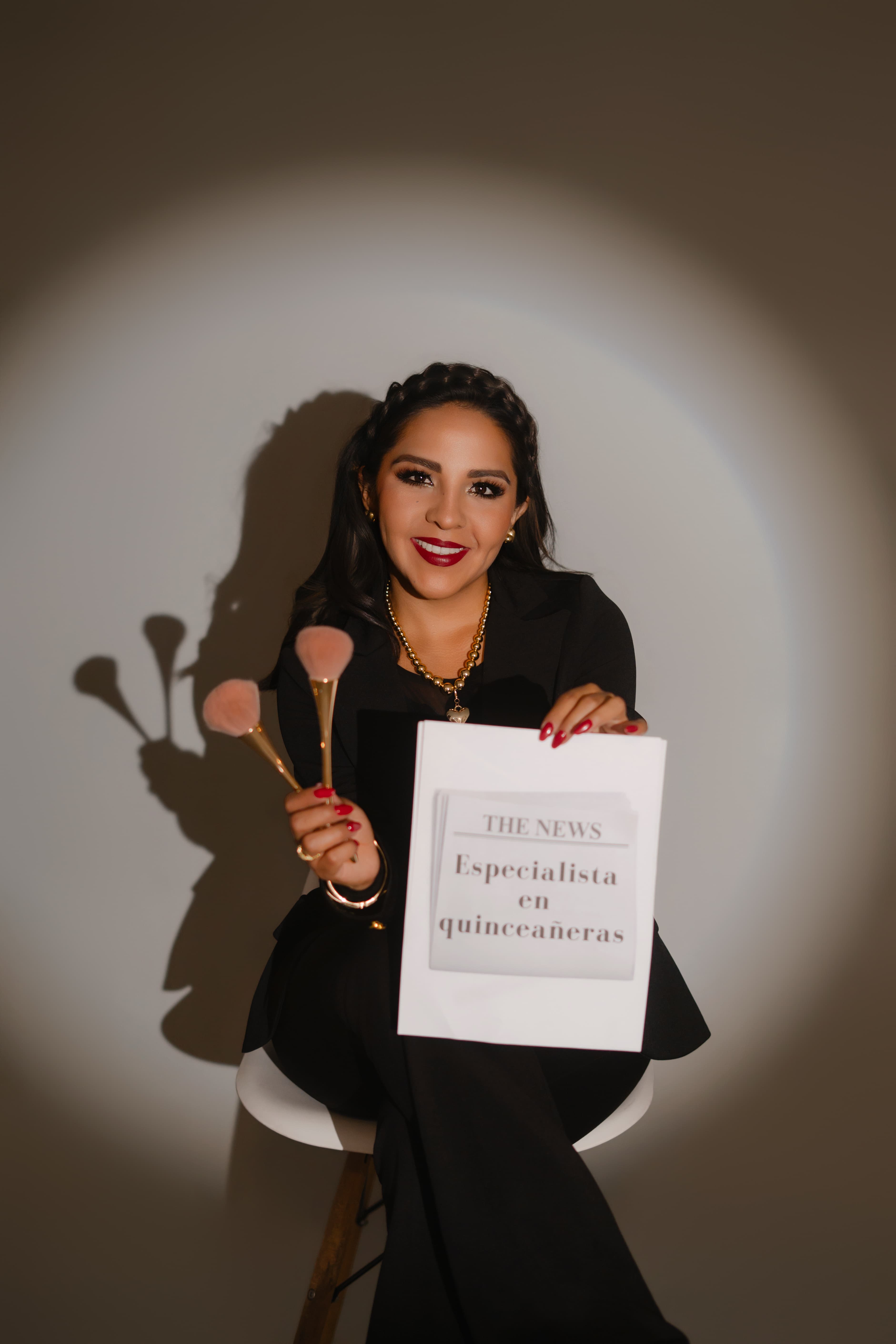 Nancy Olvera, maquillista profesional